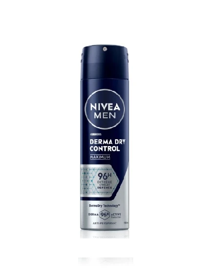 NIVEA ANTIPERSPIRANT DEO 150ML MEN DERMA DRY CONTROL 